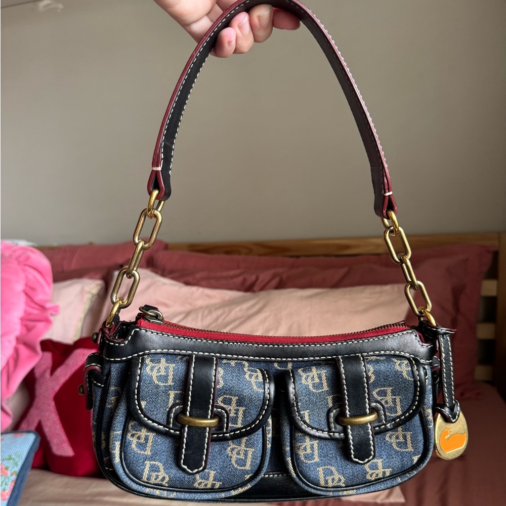 SOLD - Dooney & Bourke Denim Shoulder bag